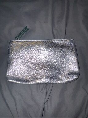 ipsy Iridescent Purple-Silver Makeup Pouch